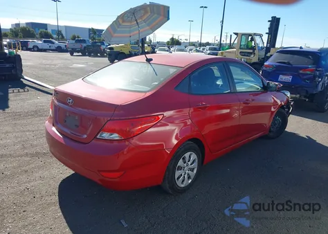 2015 Hyundai Accent Gls z USA, uszkodzony, nr VIN KMHCT4AE0FU801031